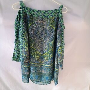 Olive‎ Hill Blouse Women's Large Multicolor
